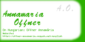 annamaria offner business card