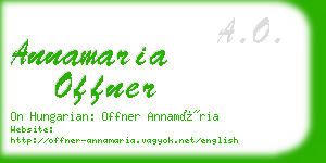 annamaria offner business card